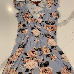 Hot Kiss Flower Romper